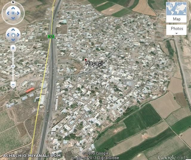 نقشه ماهواره ای شهر تبریز